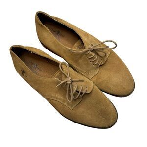 Duck Head Men's Tan Suede Lace Up Oxford Shoes Size 9.5